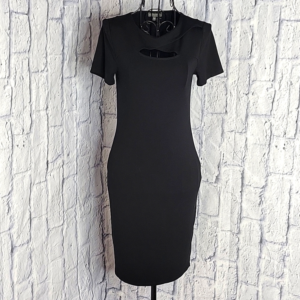 VINCE‎ CAMUTO Black Knit Dress PXS